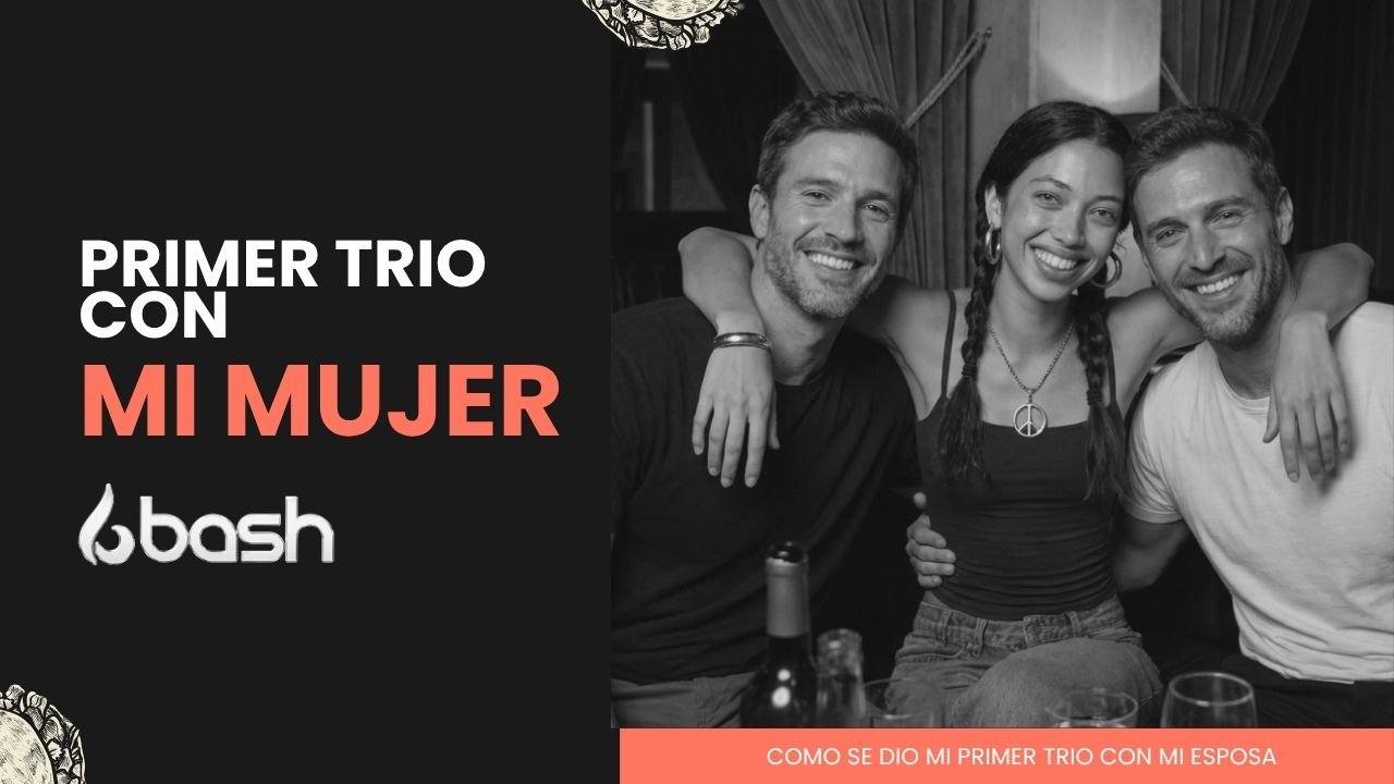 Trio dos hombres y una mujer